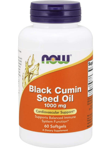 NOW Foods, Black Cumin Seed Oil 1000 mg, 60 softgels