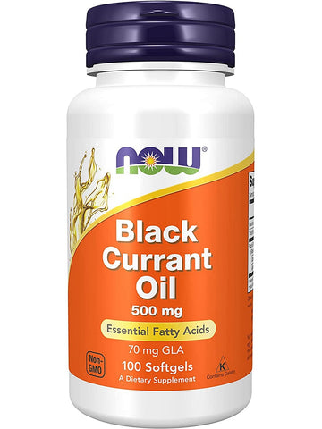 NOW Foods, Black Currant Oil 500 mg, 100 softgels
