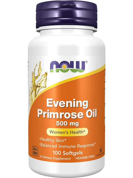 NOW Foods, Evening Primrose Oil 500 mg, 100 softgels
