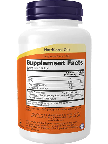 NOW Foods, Super Primrose 1300 mg, 60 softgels