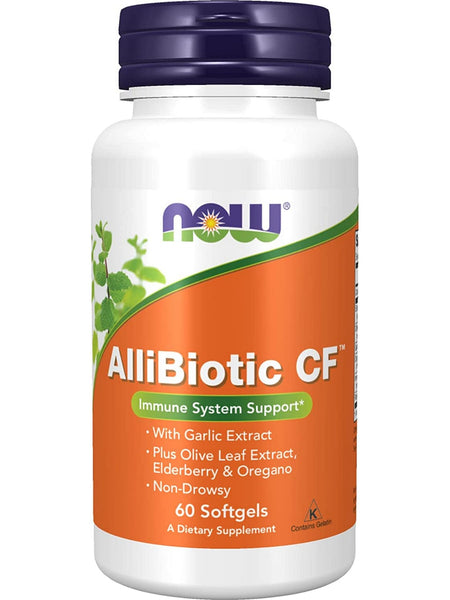 NOW Foods, AlliBiotic CF™, 60 softgels