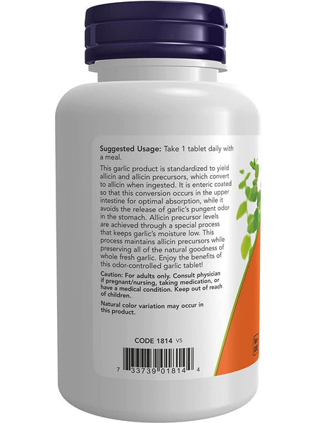 NOW Foods, Garlic 5000, 90 tablets