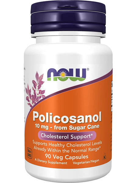 NOW Foods, Policosanol 10 mg, 90 veg capsules