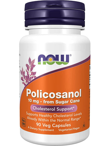 NOW Foods, Policosanol 10 mg, 90 veg capsules