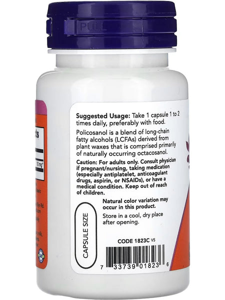 NOW Foods, Policosanol, 10 mg, 90 Veg Capsules