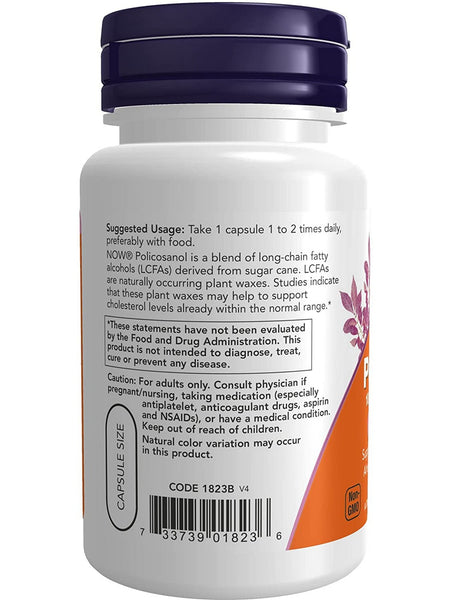 NOW Foods, Policosanol 10 mg, 90 veg capsules
