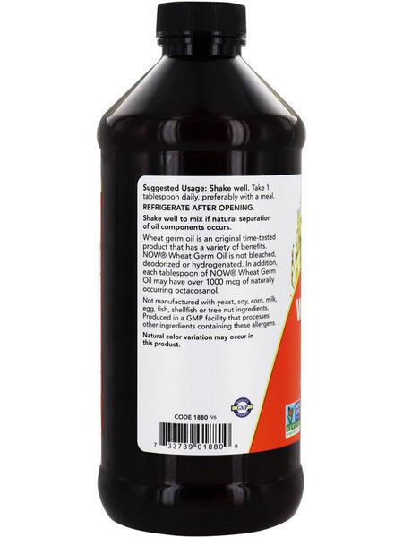 NOW Foods, Wheat Germ Oil, 16 fl oz