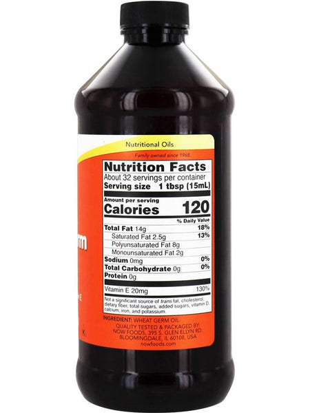 NOW Foods, Wheat Germ Oil, 16 fl oz