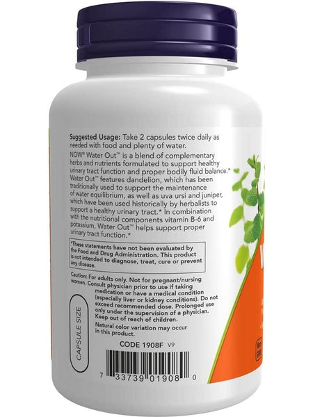 NOW Foods, Water Out, 100 veg capsules