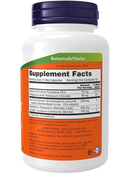 NOW Foods, Water Out, 100 veg capsules