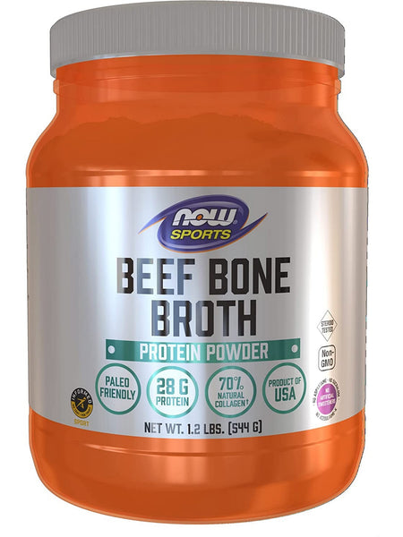 NOW Foods, Beef Bone Broth Powder, 1.2 lb