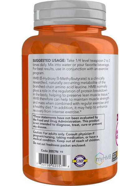 NOW Foods, HMB Powder, 90 grams