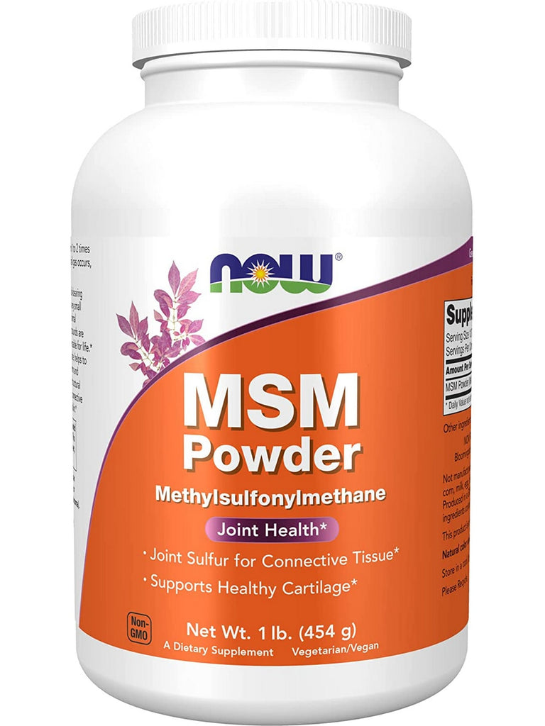 NOW Foods, MSM Powder Methylsulphonylmethane, 1 lb