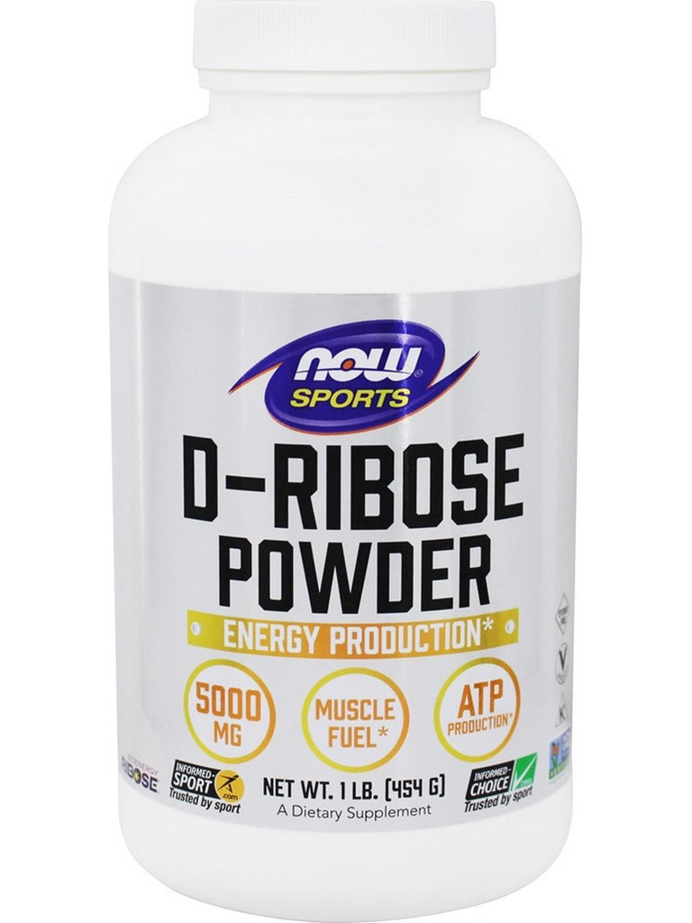 NOW Foods, D-Ribose Powder, 1 lb