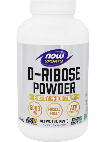 NOW Foods, D-Ribose Powder, 1 lb