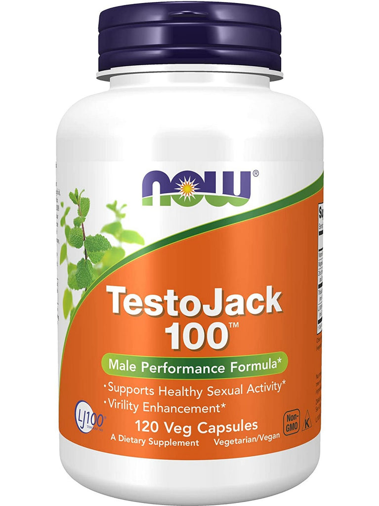 NOW Foods, TestoJack 100™, 120 veg capsules