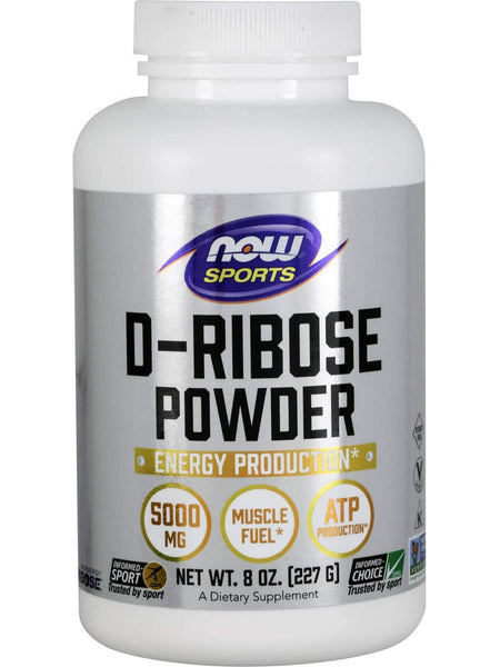 NOW Foods, D-Ribose Powder, 8 oz