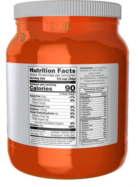 NOW Foods, Soy Protein, 1.2 lbs