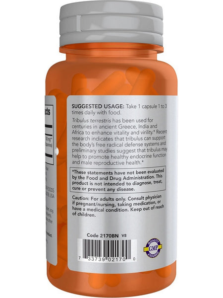 NOW Foods, Tribulus 500 mg, 100 veg capsules