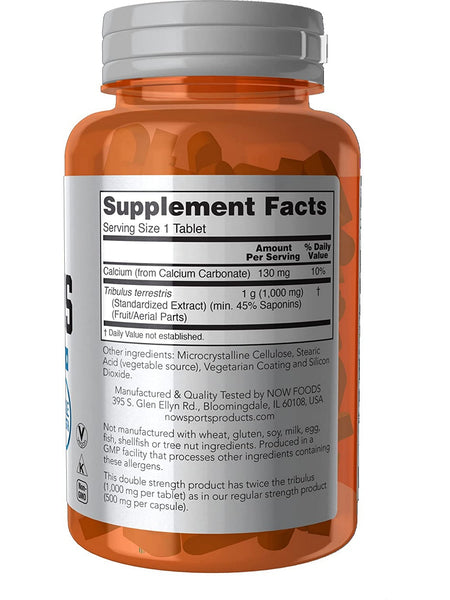 NOW Foods, Tribulus 1,000 mg, 90 tablets
