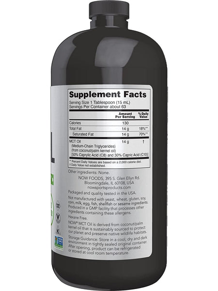 NOW Foods, MCT Oil, 32 fl oz