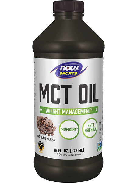 NOW Foods, MCT Oil, Chocolate Mocha, 16 fl oz