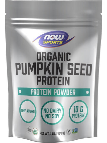 NOW Foods, Pumpkin Seed Protein, Organic Powder, 1 lb
