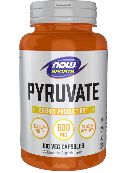 NOW Foods, Pyruvate 600 mg, 100 veg capsules