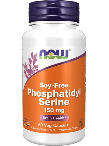 NOW Foods, Phosphatidyl Serine 150 mg, Soy-Free, 60 veg capsules