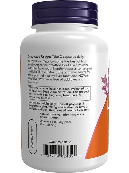 NOW Foods, Liver Caps, 100 capsules