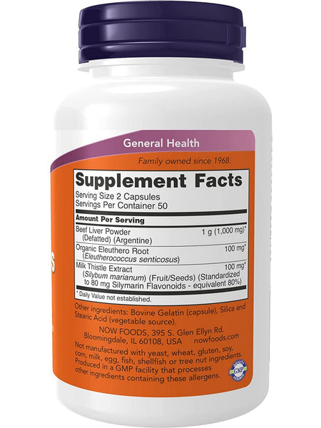 NOW Foods, Liver Caps, 100 capsules