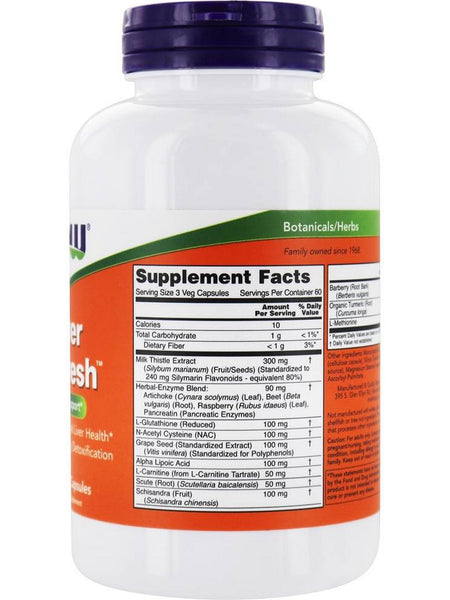 NOW Foods, Liver Refresh, 180 veg capsules