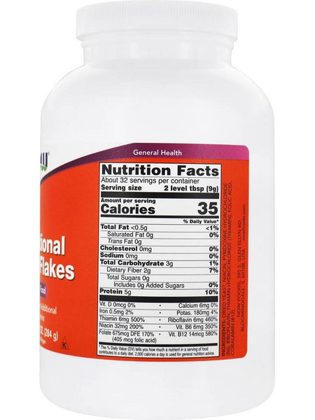 NOW Foods, Nutritional Yeast Flakes, 10 oz
