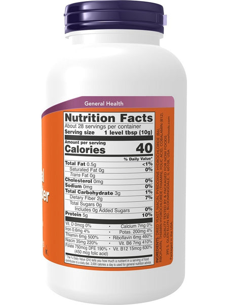 NOW Foods, Nutritional Yeast Powder, 10 oz