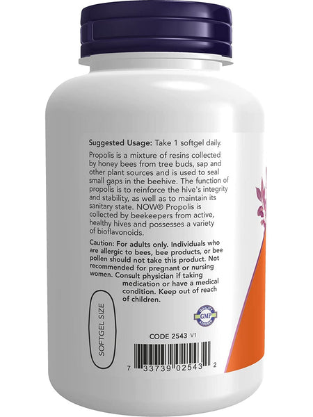 NOW Foods, Propolis 2000 5:1 Extract, 90 softgels