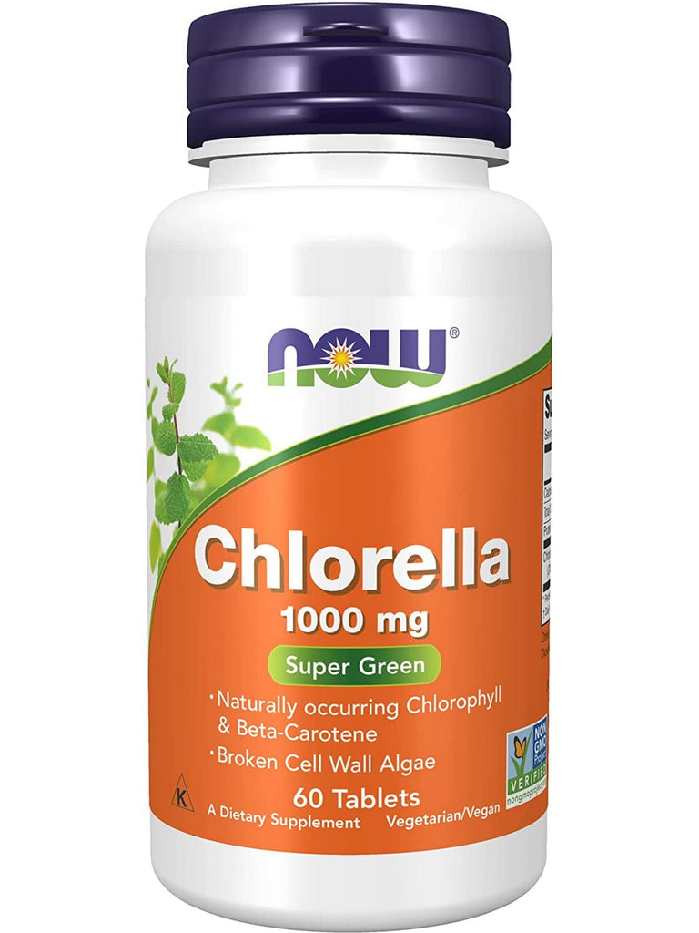 NOW Foods, Chlorella 1000 mg, 60 tablets