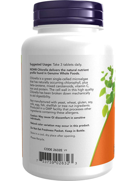NOW Foods, Chlorella 1000 mg, 120 tablets