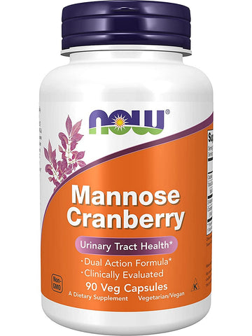 NOW Foods, Mannose Cranberry, 90 veg capsules