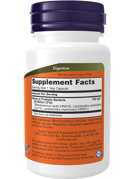 NOW Foods, Women's Probiotic 20 Billion, 50 veg capsules
