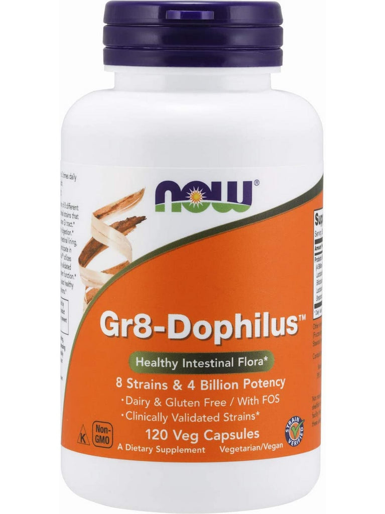 NOW Foods, Gr8-Dophilus™, 120 veg capsules