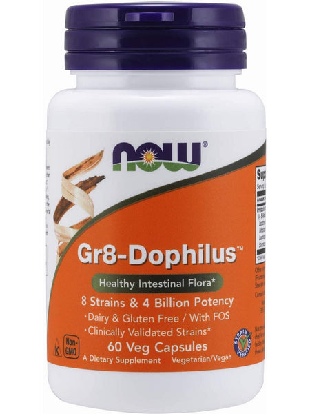 NOW Foods, Gr8-Dophilus™, 60 veg capsules