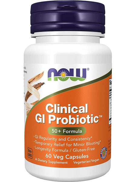 NOW Foods, Clinical GI Probiotic™, 60 veg capsules
