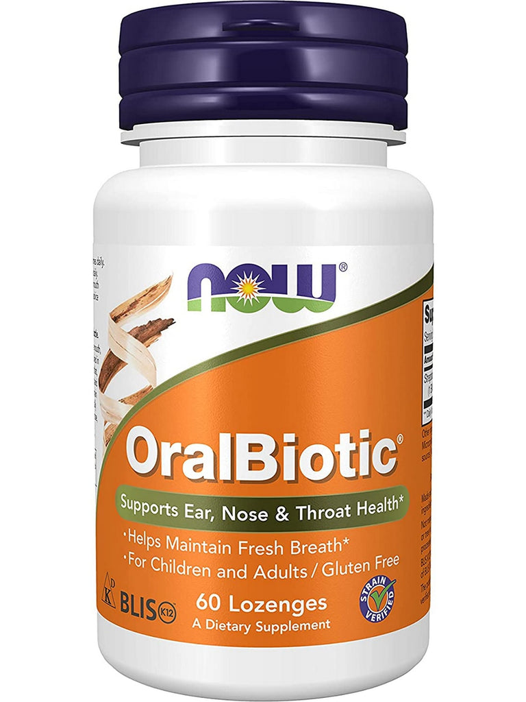 NOW Foods, OralBiotic®, 60 lozenges
