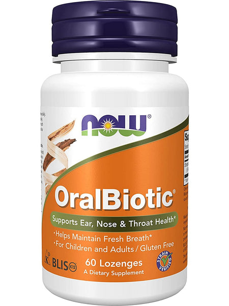 NOW Foods, OralBiotic®, 60 lozenges