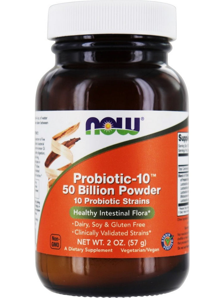 NOW Foods, Probiotic-10™ 50 Billion, 2 oz