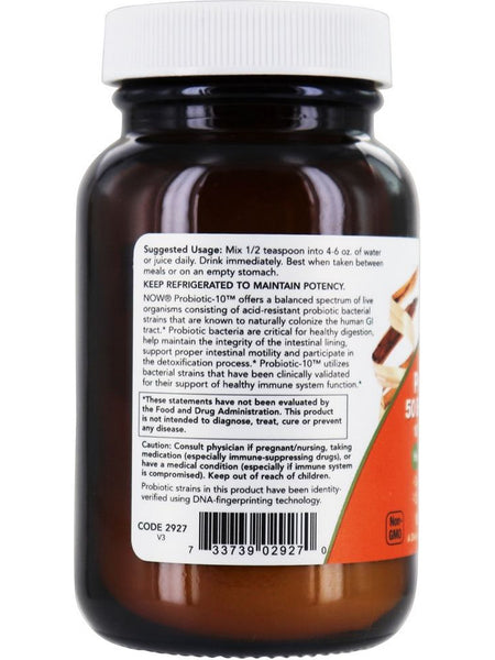 NOW Foods, Probiotic-10™ 50 Billion, 2 oz
