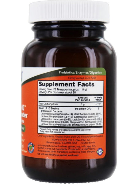NOW Foods, Probiotic-10™ 50 Billion, 2 oz