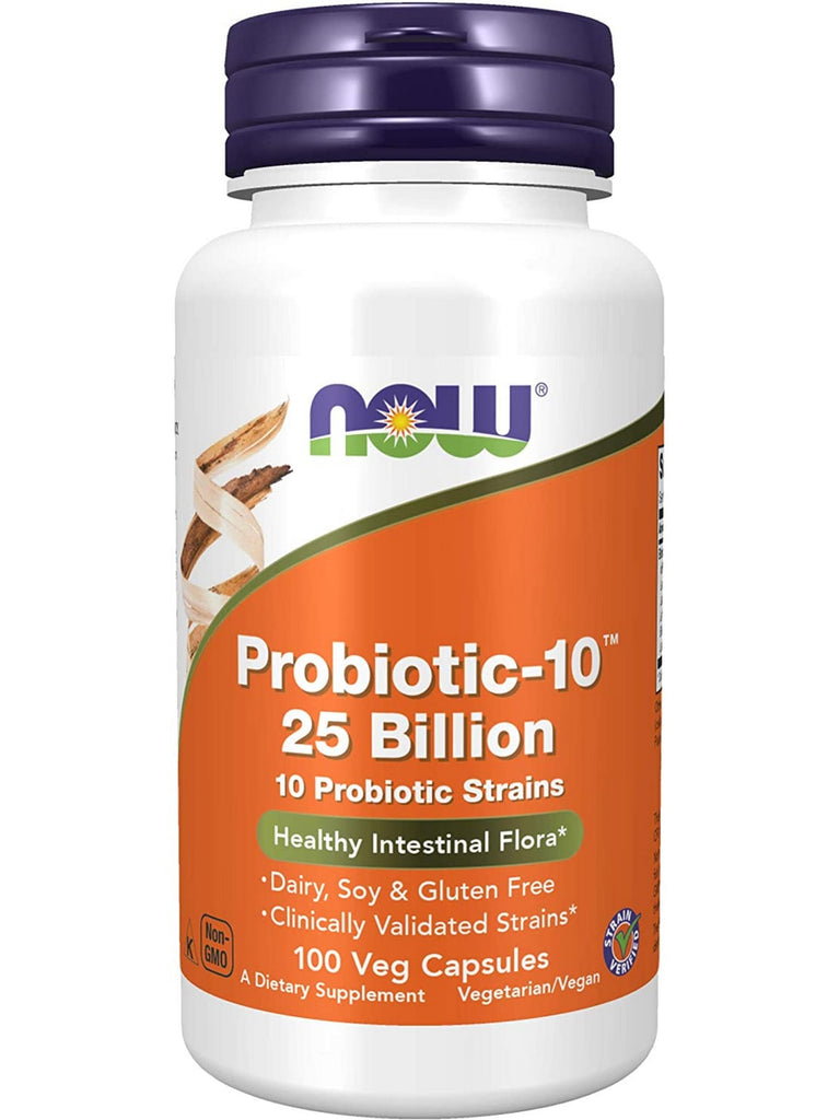 NOW Foods, Probiotic-10™ 25 Billion, 100 veg capsules