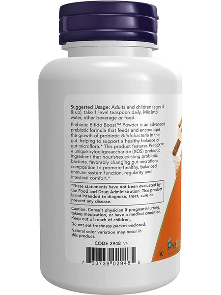 NOW Foods, Prebiotic Bifido Boost™ Powder, 3 oz