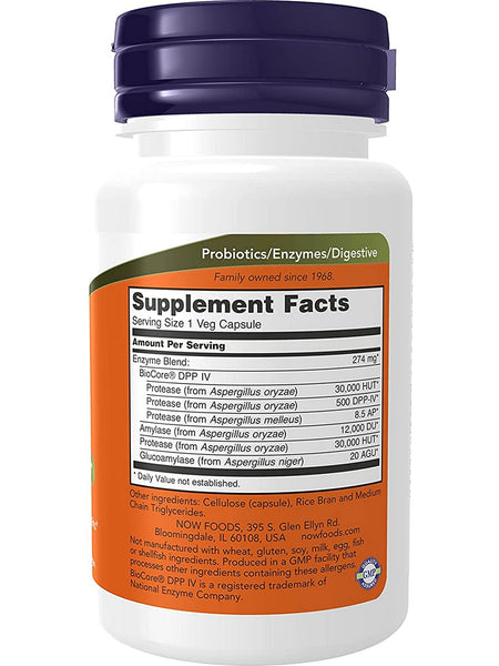 NOW Foods, Gluten Digest, 60 veg capsules